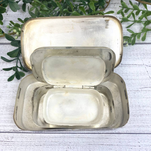 Vintage American Eagle Outfitters Dry Goods Silver Nesting Box Set of Three - Picture 8 of 11